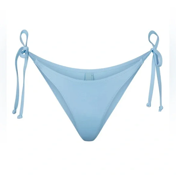 “SOLD”Skims Swim Dipped Tie Bottoms Sz Small in Iris Blue - Picture 1 of 6